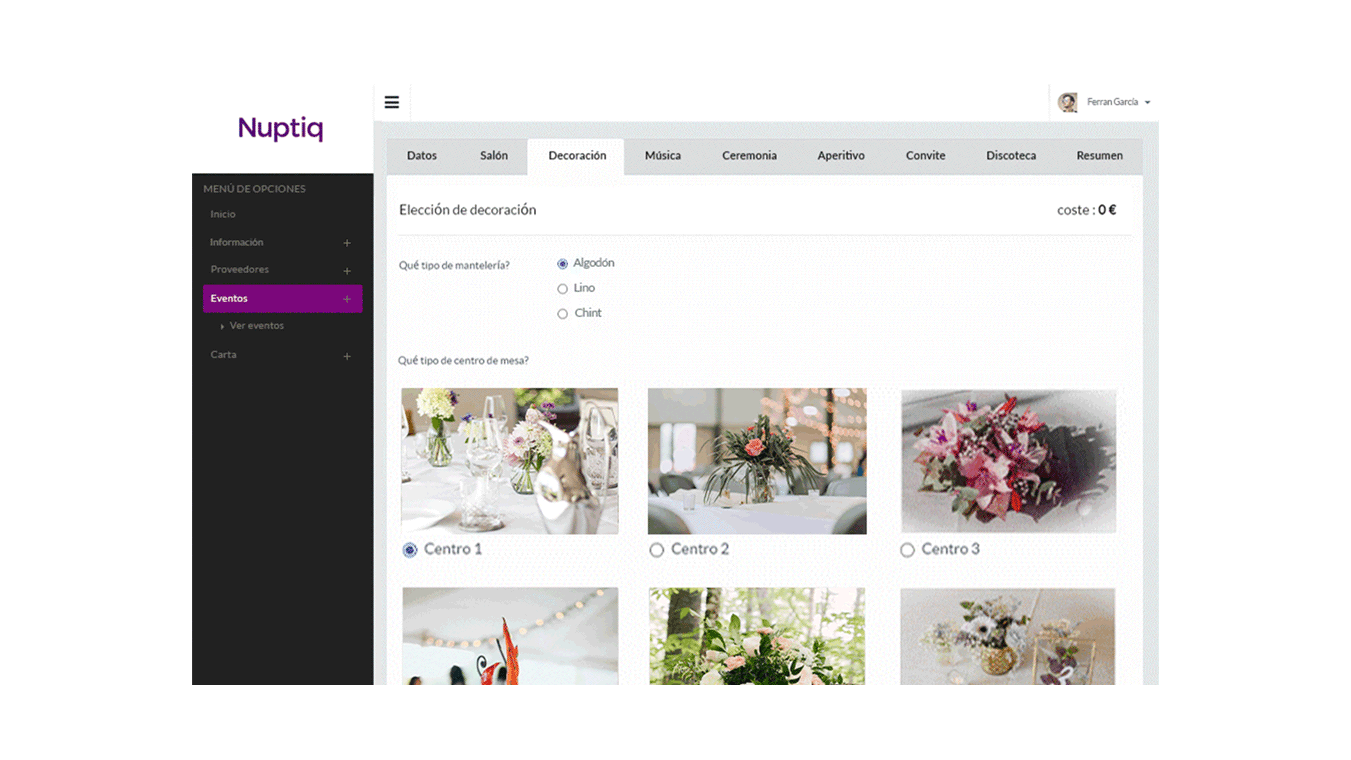 diseno desarrollo web branding software gestion nuptiq wedding management4